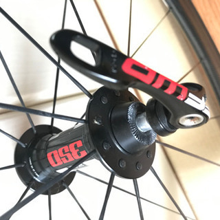 FFWD ブラック/レッド ホイールバッグ付き チューブラー タイヤ無し