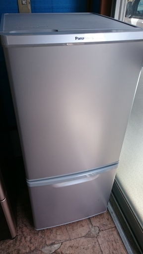 パナソニック(Panasonic)　NR-B149W-S　2ドア冷凍冷蔵庫　138L　2016年製