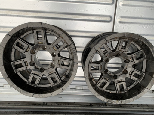 15×8j▲PCD139.7！-30！ランクル！プラド！サファリ！ハイエース！ブラック！黒！値下げ可能