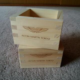 アストンマーチン東京　マウスパッド　グラス　非売品　枡2個　再値下げしましたの画像