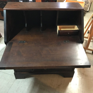 ☆北海道民芸家具☆アンティークライティングビューロー 神居民芸 北海道民芸家具 ライティングビューロー デスク USED格安 旭川