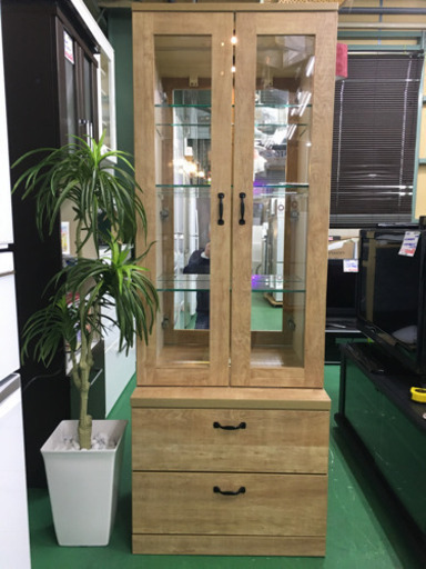 SD0326 ★美品　すえ木工 コレクションキャビネット MIEL-3  1台限り