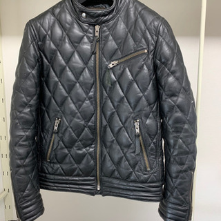 本革ダウンライダーズジャケット