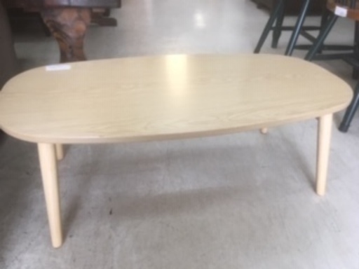 ＩＤ：Ｇ919613　センターテーブル・だ円（脚折）