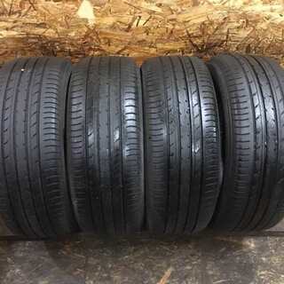 YOKOHAMA BluEarth E70 225/55R17 17インチ 夏タイヤ 4本 2014年製 アルファード エクストレイル シーマ等 (VTJ123) クレジットカード QR決済可能