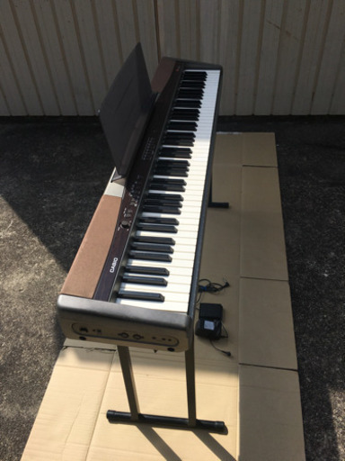 ◆CASIO◆ カシオ 電子ピアノ ■Privia プリヴィア PX-100■ 88鍵盤 譜面立て・ペダル ・ACアダプター・スタンド