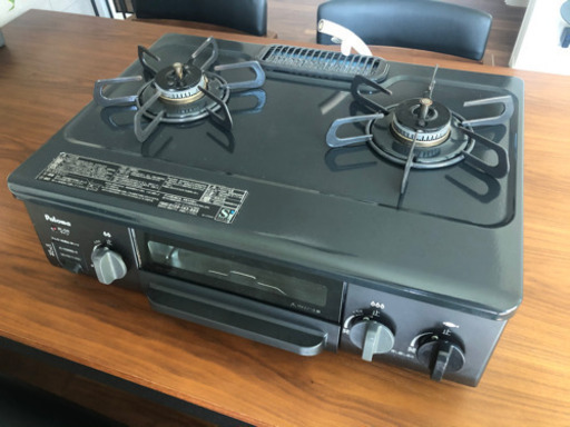 パロマ都市ガス用２口ガスコンロ　比較的美品です！