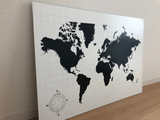 IKEA 世界地図　壁掛けアート