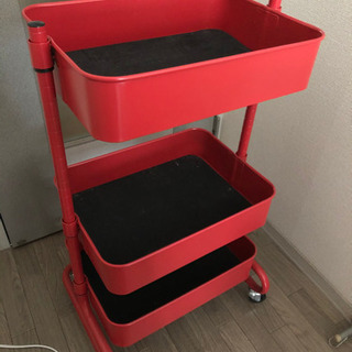 <話し中>収納ラック赤★引き取り限定の画像