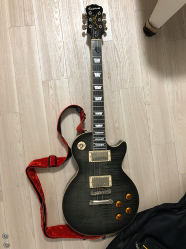 取引中 Epiphone Les Paul Standard Plus-top Pro w/Coil Tap Trans Black 