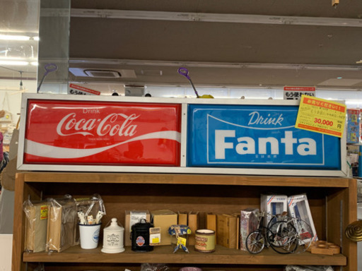 激レア商品！コカコーラ・ファンタ電飾看板！　N36