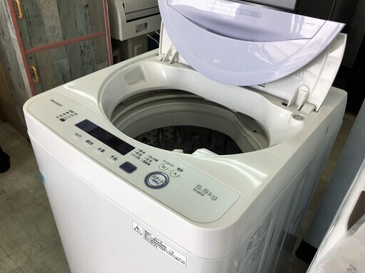 シャープ5.5K洗濯機　2017年製！！！分解クリーニング済み！！！