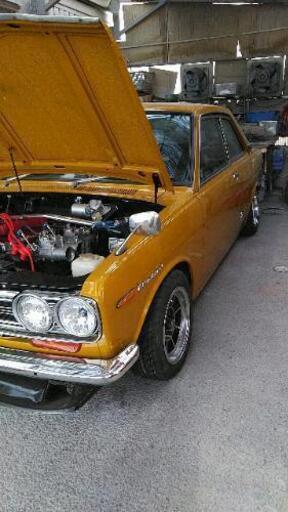 ブルーバードSSSクーペ510ソレックス☆タコ足マフラー定番