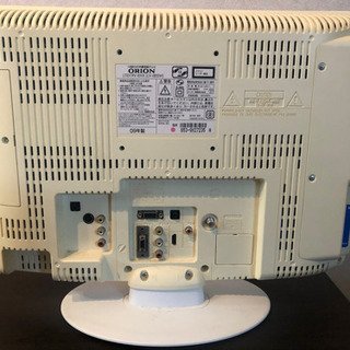 ORION 19型DVD内蔵液晶テレビ(リモコン付)の画像