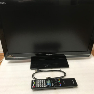 2012年製 SHARP AQUOS シャープ アクオス 24型液晶テレビ LC-24K7の画像