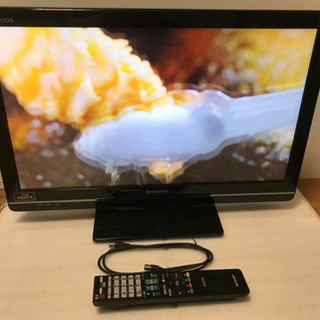 2012年製 SHARP AQUOS シャープ アクオス 24型液晶テレビ LC-24K7の画像
