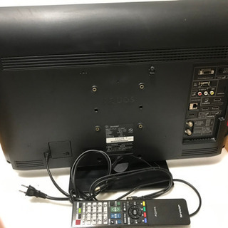 2012年製 SHARP AQUOS シャープ アクオス 24型液晶テレビ LC-24K7の画像