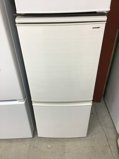 【送料無料・設置無料サービス有り】冷蔵庫 2018年製 SHARP SJ-D14D-W 中古