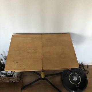 値下げIKEA折り畳みデスクサイドベッドPC台シンプルの画像
