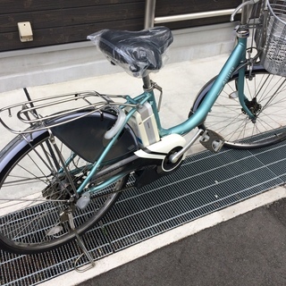 地域限定 ブリヂストン アシスタ 新基準 24インチ 6AH 水色 ナチュラ