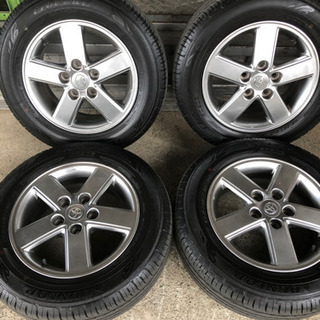 トヨタ ヴォクシー60系前期 純正アルミ195/65R15 タイヤ4本セット トヨタ純正 ノア ヴォクシー 60 ハイグロス 195/65r15 エコタイヤ バリ山