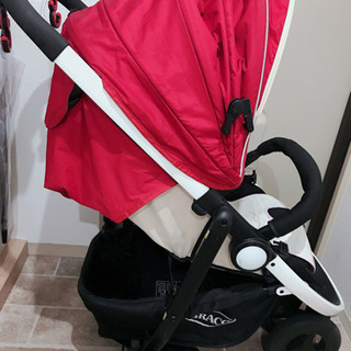 GRACO (グレコ) 3輪 ベビーカー レッド