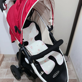 GRACO (グレコ) 3輪 ベビーカー レッドの画像