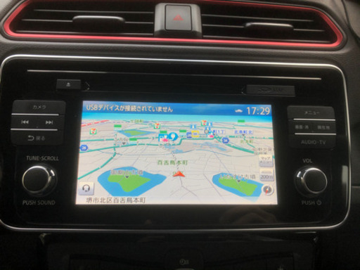 ☆日産 リーフ ZE1 純正メモリーナビ QY-8605 地図データー17-18年度版 値引可能！！