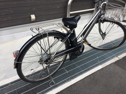 地域限定　ブリヂストン　ACL　新基準　内装八段変速　12,8AH　27インチ　シルバー　パスシティ　ビビ　神戸市　電動自転車　 