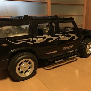 巨大ラジコン ジャンク 1／4スケール、全長90cm！巨大ラジコン ハマー充電器欠品