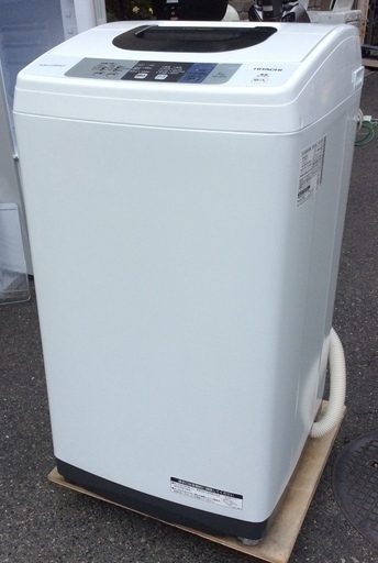 【RKGSE-232-1】特価！日立/5kg/全自動洗濯機/NW-50B/中古/2017年製/当社より近隣地域無料配達