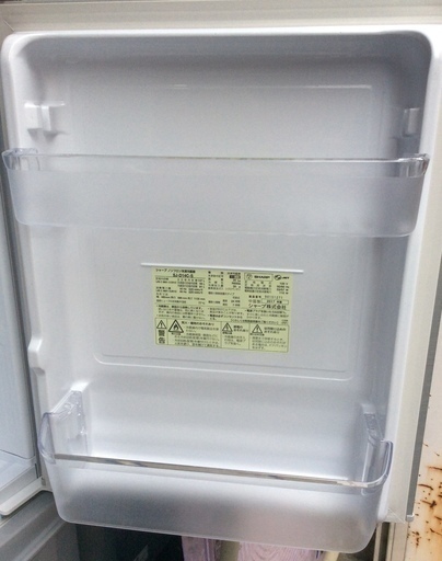 【RKGRE-295-1】特価！シャープ/137L 2ドア冷凍冷蔵庫/どっちもドア/SJ-D14C-S/中古品/2017年製/当社より近隣無料配達！