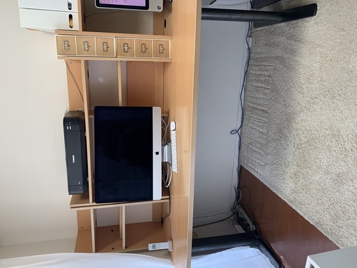 ガラージ  イタリア製 fantoni/ファントーニ パソコン 木製デスク 幅180 奥行80 高さ72cm