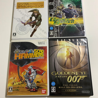 Wiiソフト　ゴールデンアイ、ガンダムなど