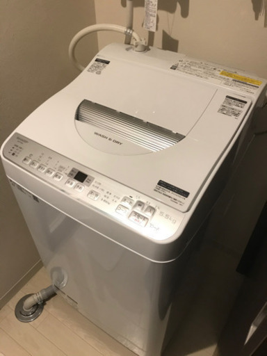 2019年製シャープ　ESTX-5C 乾燥付き洗濯機　縦型