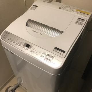 2019年製シャープ　ESTX-5C 乾燥付き洗濯機　縦型の画像