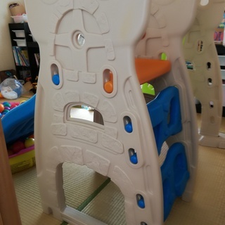 子供 滑り台＆ブランコ＆秘密基地 大型おもちゃ 室内遊具の画像