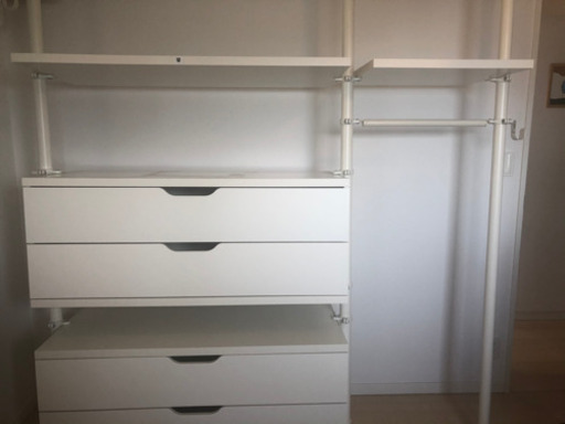 IKEA STOLMEN 収納棚セット　