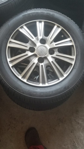 155/65/13 アルミホイール付きノーマルタイヤ