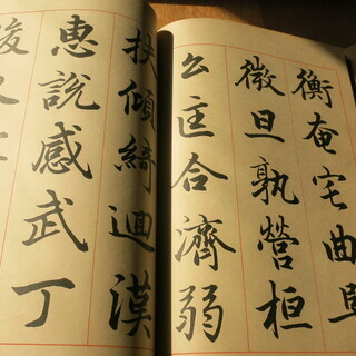 書道のお手本本　の画像