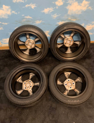 nboxライフn one に最適!!! 美品　ホンダ S660 (JW5) α 純正ホイール 4本