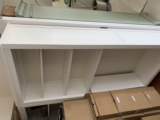 イケヤ本棚　HEMNES ヘムネス　ホワイトステイン  90x198 cm