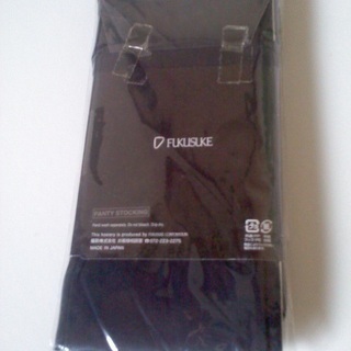 新品　ストッキング　黒　-ish FUKUSUKE 「キレイッ」 ４０　オペイクサポート　福助　MADE IN JAPANの画像