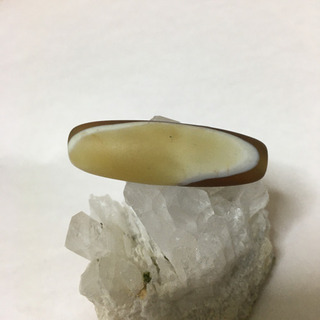 マッドイエロー 天珠型 瑪瑙の画像