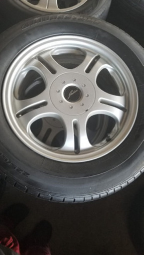 225/60/16 Bridgestone アルミホイール付きタイヤ