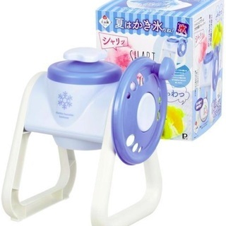 新品☆日本製☆2WAY氷☆シャリ氷フワッ氷☆カキ氷器☆パール金属【シャリッとフワッと かき氷器】の画像