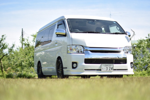 ハイエースワイド4型FLEXオリジナルボンネット