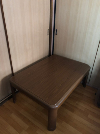 木目家具調こたつ