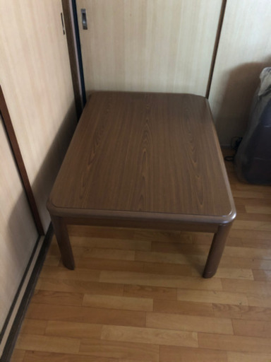 木目家具調こたつ