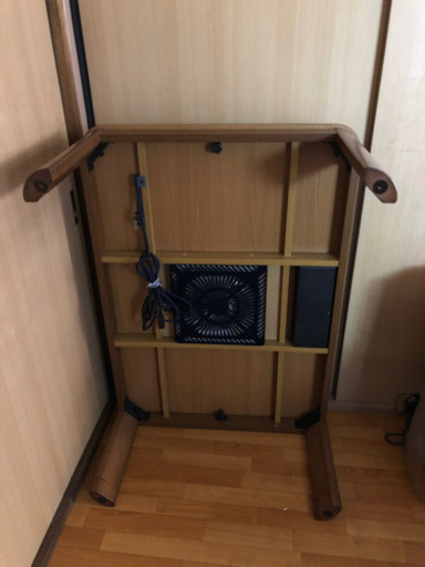 木目家具調こたつ